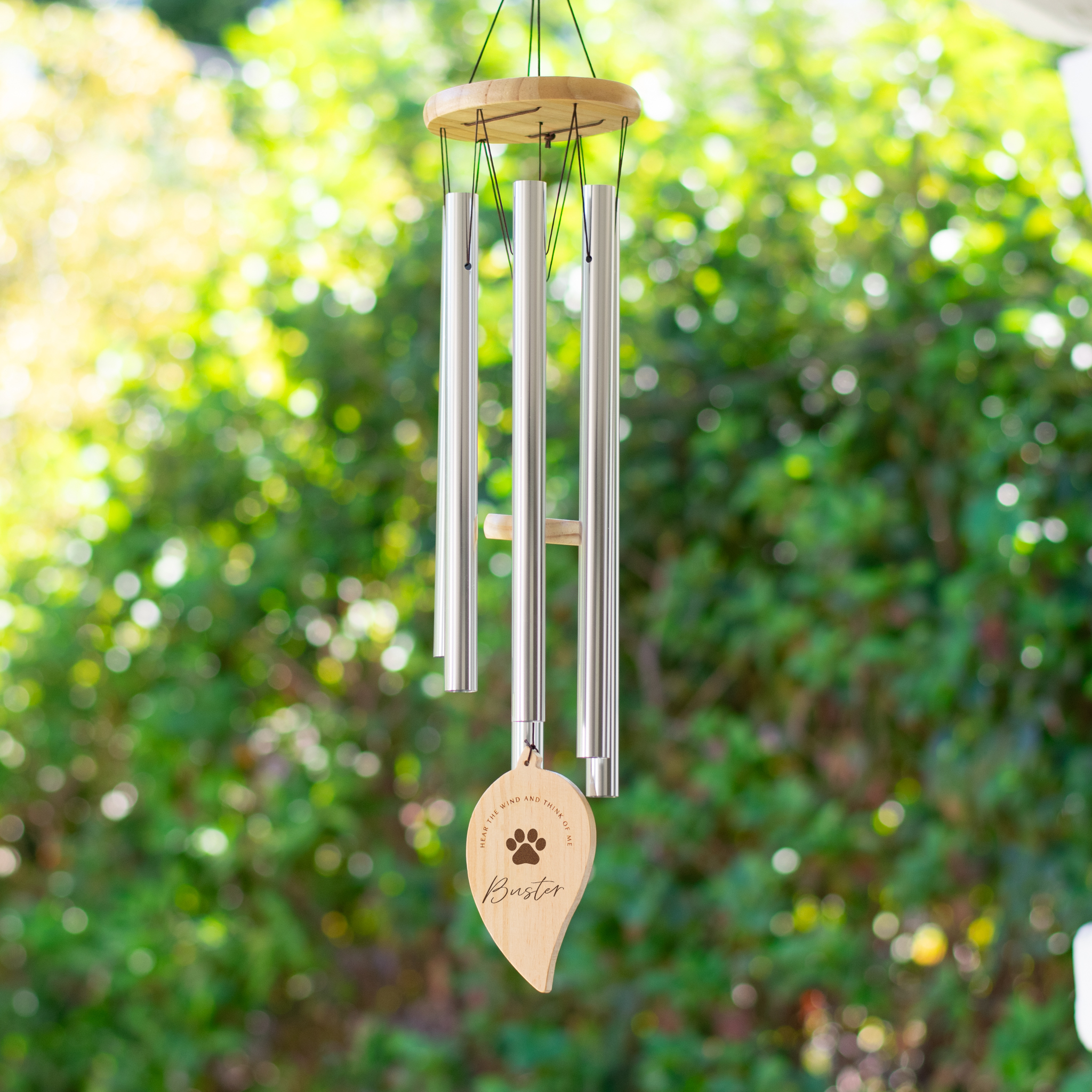 Pet Wind Chime with Custom Engraved Name 1 image number null